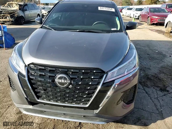 2022 Nissan Kicks S with VIN 3N1CP5BV9NL521374, listed as a Copart auction lot 84773354 with 34,984 mi miles and Salvage Title. Bid and sale history available at carsss.com. Image 11.