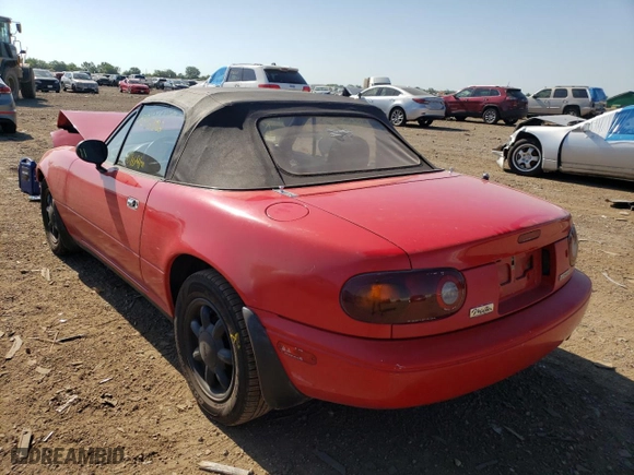 1992 Mazda MX-5 Miata with VIN JM1NA3519N0327980, listed as a Copart auction lot 68809704 with NaN miles and Salvage Title. Bid and sale history available at carsss.com. Image 3.