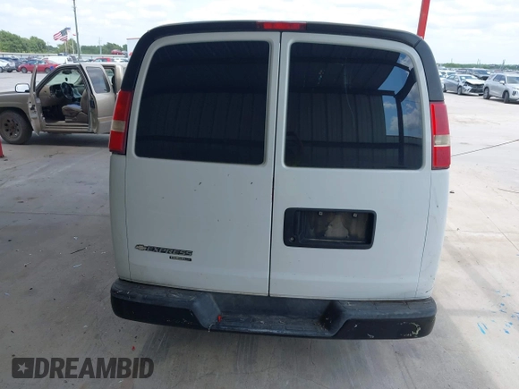 2013 Chevrolet Express Cargo Van with VIN 1GCWGFBAXD1168680, listed as a IAAI auction lot 42113126 with 162,376 mi miles. Bid and sale history available at carsss.com. Image 15.