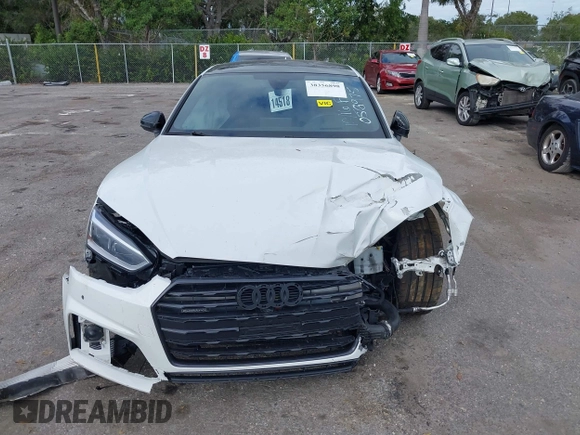 2019 Audi A5 Sportback Prestige with VIN WAUFNCF58KA086975, listed as a IAAI auction lot 38356898 with 54,058 mi miles. Bid and sale history available at carsss.com. Image 13.