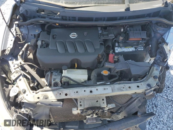 2009 Nissan Versa 1.8 S with VIN 3N1BC13E49L482262, listed as a Copart auction lot 54527245 with 88,633 mi miles and Salvage Title. Bid and sale history available at carsss.com. Image 11.