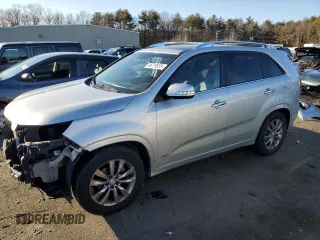 2013 Kia Sorento SX with VIN 5XYKWDA27DG321421, listed as a Copart auction lot 46719875 with 126,382 mi miles and Salvage Title. Bid and sale history available at carsss.com. Image 1.