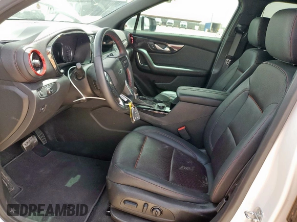 2022 Chevrolet Blazer RS with VIN 3GNKBERS2NS148923, listed as a Copart auction lot 56627925 with 36,198 mi miles and Salvage title. Bid and sale history available at DreamBid. Image 7.