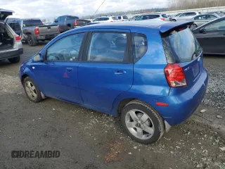 2006 Chevrolet Aveo LT with VIN KL1TG66696B590159, listed as a Copart auction lot 45718405 with 77,786 mi miles and Salvage title. Bid and sale history available at DreamBid. Image 2.