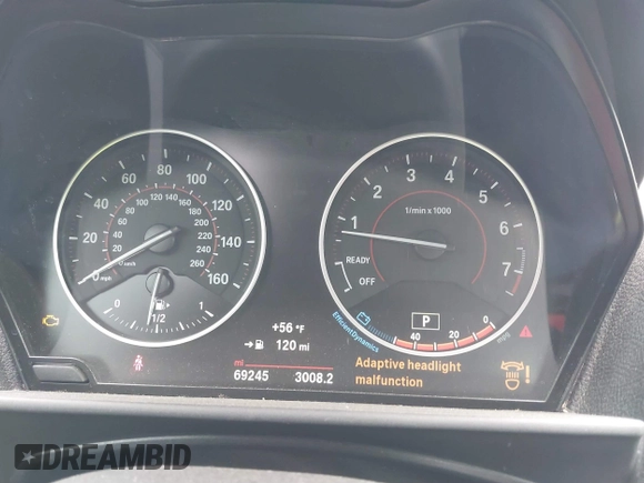 2017 BMW 2 Series 230i with VIN WBA2F9C38H7A40346, listed as a IAAI auction lot 41735926 with 69,245 mi miles. Bid and sale history available at carsss.com. Image 7.
