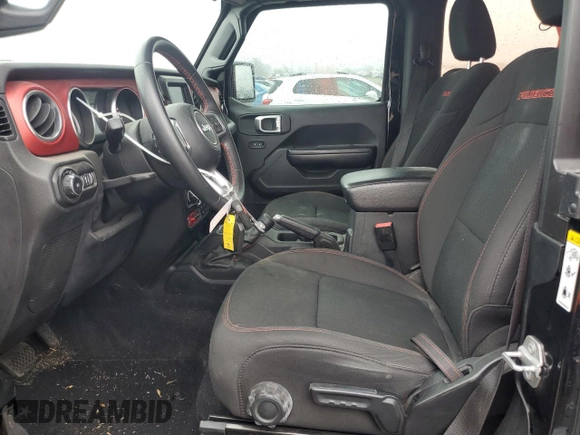 2020 Jeep Wrangler Rubicon with VIN 1C4HJXCG9LW142723, listed as a Copart auction lot 43423865 with 48,711 mi miles and Salvage title. Bid and sale history available at DreamBid. Image 7.