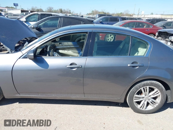 2012 Infiniti G25 Sedan Journey with VIN JN1DV6AP1CM810786, listed as a IAAI auction lot 41764178 with 1 mi miles. Bid and sale history available at carsss.com. Image 13.