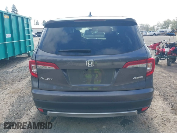 2019 Honda Pilot EX-L with VIN 5FNYF6H52KB035504, listed as a IAAI auction lot 42642735 with 54,736 mi miles and . Bid and sale history available at DreamBid. Image 16.