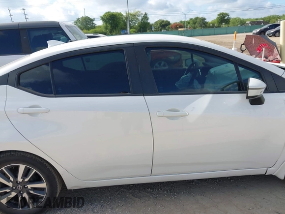 2021 Nissan Versa SV with VIN 3N1CN8EV3ML807318, listed as a IAAI auction lot 42596293 with 90,581 mi miles and . Bid and sale history available at DreamBid. Image 13.