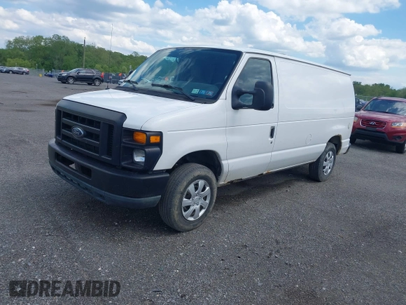2011 Ford Econoline Cargo Commercial with VIN 1FTNE1EW4BDA34187, listed as a IAAI auction lot 42164691 with 210,699 mi miles. Bid and sale history available at carsss.com. Image 2.
