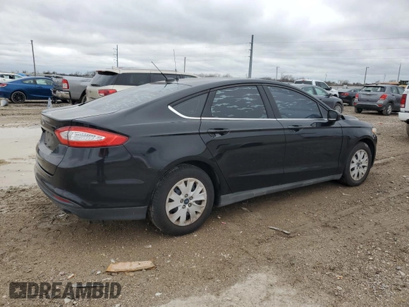 2016 Ford Fusion S with VIN 3FA6P0G71GR345370, listed as a Copart auction lot 44597195 with 0 mi miles and Salvage Title. Bid and sale history available at carsss.com. Image 3.