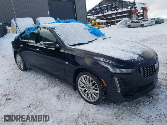 2022 Cadillac CT5 Premium Luxury z VIN 1G6DT5RK5N0135897, wystawiony jako Copart lot #82653464 z przebiegiem 71 654 mil mil oraz Szkoda całkowita • Salvage title. Historia ofert i sprzedaży dostępna na DreamBid. Obrazek 4.