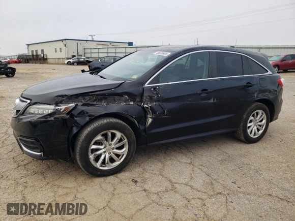 2018 Acura RDX w/Technology Pkg with VIN 5J8TB4H57JL026739, listed as a Copart auction lot 48630685 with 107,520 mi miles and Salvage Title. Bid and sale history available at carsss.com. Image 1.