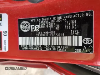 2014 Toyota Corolla L с VIN 2T1BURHE3EC173915, выставлен на аукционе Copart как лот 56101325 с пробегом 146 174 миль миль и Списание • Salvage title. История ставок и продаж доступна на DreamBid. Изображение 12.