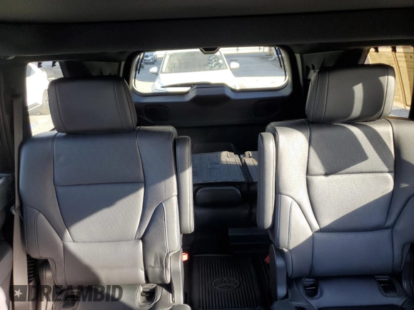 2023 Toyota Sequoia SR5 with VIN 7SVAAABA7PX010271, listed as a Copart auction lot 85458514 with 28,247 mi miles and Salvage Title. Bid and sale history available at carsss.com. Image 10.
