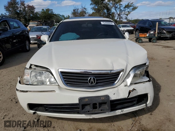 2000 Acura RL with VIN JH4KA9652YC011717, listed as a Copart auction lot 75488054 with 255,352 mi miles and Salvage Title. Bid and sale history available at carsss.com. Image 5.