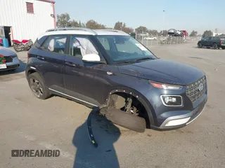 2021 Hyundai Venue SEL with VIN KMHRC8A3XMU126284, listed as a IAAI auction lot 41302612 with 26,804 mi miles and . Bid and sale history available at carsss.com. Image 1.
