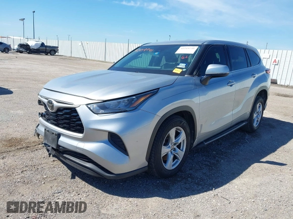 2020 Toyota Highlander L with VIN 5TDCZRAH5LS018796, listed as a IAAI auction lot 42219741 with 163,948 mi miles and . Bid and sale history available at DreamBid. Image 2.