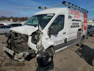 2015 Ford Transit Cargo with VIN 1FTNR2CM3FKA24070, listed as a Copart auction lot 42324145 with 193,851 mi miles and Salvage Title. Bid and sale history available at carsss.com. Image 1.