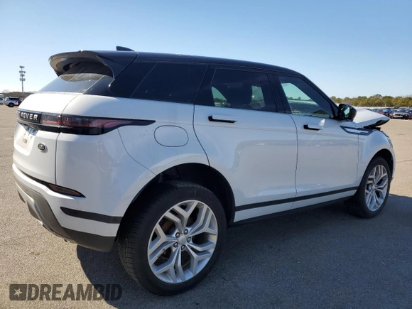 2020 Land Rover Range Rover Evoque SE with VIN SALZP2FX7LH054137, listed as a Copart auction lot 47924505 with 51,118 mi miles and Salvage Title. Bid and sale history available at carsss.com. Image 3.