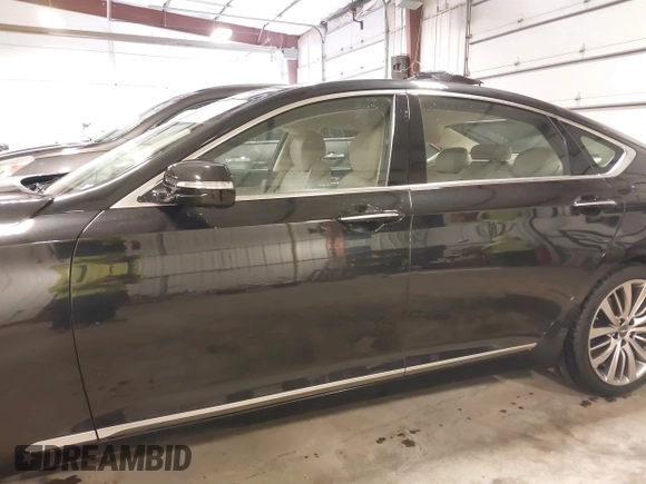 2018 Genesis G80 Ultimate with VIN KMHGN4JF2JU265826, listed as a IAAI auction lot 41749930 with 38,171 mi miles and . Bid and sale history available at carsss.com. Image 15.