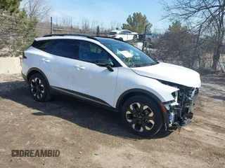 2023 Kia Sportage X-Line with VIN 5XYK6CAF5PG030126, listed as a IAAI auction lot 41785963 with 86,900 mi miles. Bid and sale history available at carsss.com. Image 1.