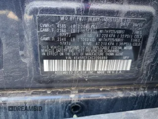 2012 Subaru Outback z VIN 4S4BRCFCXC3206880, wystawiony jako Copart lot #70375964 z przebiegiem 181 325 mil mil oraz Szkoda całkowita • Salvage title. Historia ofert i sprzedaży dostępna na DreamBid. Obrazek 12.