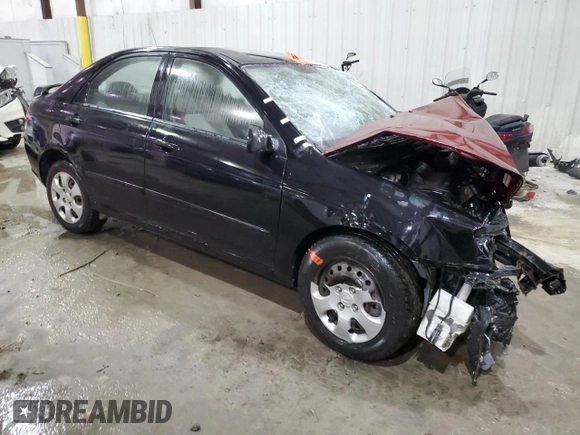 2009 Kia Spectra LX z VIN KNAFE221295625557, wystawiony jako Copart lot #89319855 z przebiegiem Nie podano mil oraz Nie do naprawy • Non repairable. Historia ofert i sprzedaży dostępna na DreamBid. Obrazek 4.