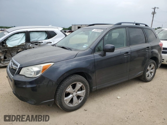 2014 Subaru Forester Premium with VIN JF2SJADCXEH490635, listed as a Copart auction lot 53783335 with 144,871 mi miles and Clean title. Bid and sale history available at DreamBid. Image 1.