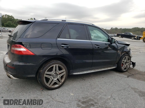 2015 Mercedes-Benz M 63 AMG with VIN 4JGDA7EB0FA440509, listed as a Copart auction lot 73954174 with 74,650 mi miles and Salvage Title. Bid and sale history available at carsss.com. Image 3.
