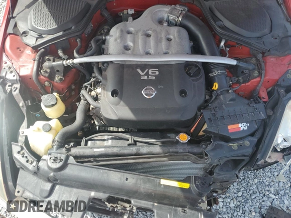 2005 Nissan 350Z Touring with VIN JN1AZ36A45M758356, listed as a Copart auction lot 54185795 with 83,134 mi miles and Salvage Title. Bid and sale history available at carsss.com. Image 11.