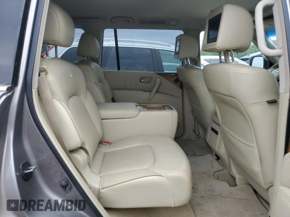 2011 Infiniti QX56 7-passenger with VIN JN8AZ2NE4B9006915, listed as a Copart auction lot 61909295 with 157,700 mi miles and Clean title. Bid and sale history available at DreamBid. Image 11.
