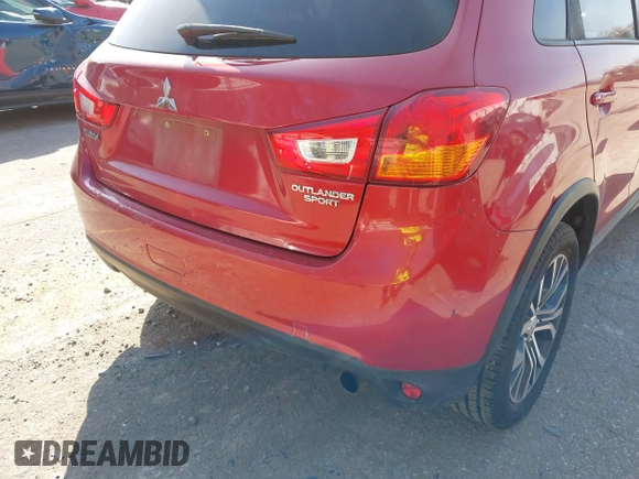2016 Mitsubishi Outlander Sport 2.0 ES with VIN JA4AP3AU0GZ047693, listed as a IAAI auction lot 41814747 with 149,738 mi miles. Bid and sale history available at carsss.com. Image 6.