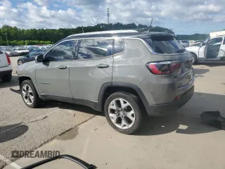 2021 Jeep Compass Limited with VIN 3C4NJDCB1MT579130, listed as a Copart auction lot 57854655 with 49,553 mi miles and Salvage title. Bid and sale history available at DreamBid. Image 2.