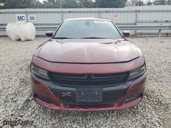 2018 Dodge Charger SXT with VIN 2C3CDXBG2JH273866, listed as a Copart auction lot 48183555 with 85,255 mi miles and Salvage Title. Bid and sale history available at carsss.com. Image 5.