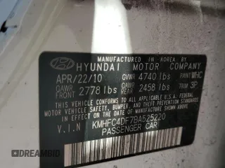 2011 Hyundai Azera Limited with VIN KMHFC4DF7BA525220, listed as a Copart auction lot 55420475 with 157,129 mi miles and Clean Title. Bid and sale history available at DreamBid. Image 12.