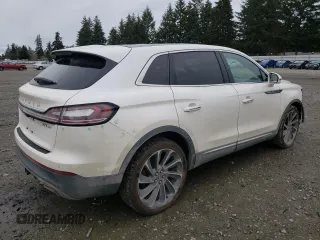 2019 Lincoln Nautilus Reserve with VIN 2LMPJ8LP0KBL37465, listed as a Copart auction lot 48507615 with 76,212 mi miles and Salvage title. Bid and sale history available at DreamBid. Image 3.