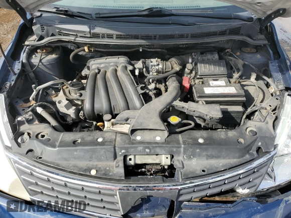 2010 Nissan Versa 1.6 with VIN 3N1CC1AP6AL403333, listed as a Copart auction lot 46492115 with 146,648 mi miles and Salvage Title. Bid and sale history available at carsss.com. Image 11.