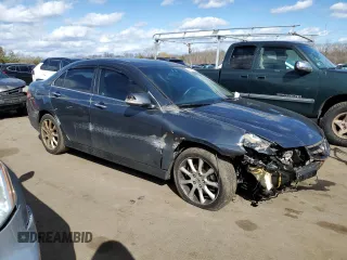 2007 Acura TSX Navi with VIN JH4CL96997C014372, listed as a Copart auction lot 48029165 with 216,550 mi miles and Salvage title. Bid and sale history available at DreamBid. Image 4.