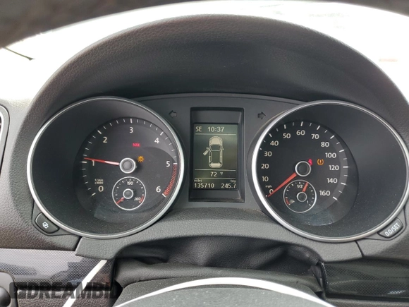 2012 Volkswagen Jetta TDI with VIN 3VWML7AJ1CM643013, listed as a Copart auction lot 54819355 with 135,710 mi miles and Salvage title. Bid and sale history available at DreamBid. Image 9.