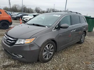 2015 Honda Odyssey Touring Elite with VIN 5FNRL5H91FB090767, listed as a Copart auction lot 51311705 with 174,818 mi miles and Salvage Title. Bid and sale history available at carsss.com. Image 1.