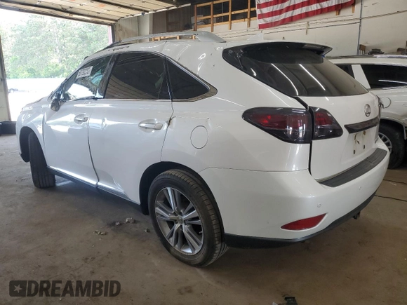 2015 Lexus RX 350 with VIN 2T2BK1BA5FC340009, listed as a Copart auction lot 58793255 with 92,969 mi miles and Salvage title. Bid and sale history available at DreamBid. Image 2.