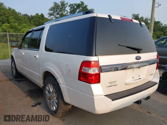 2017 Ford Expedition Max Limited with VIN 1FMJK1KT4HEA76794, listed as a IAAI auction lot 42384012 with 110,563 mi miles and . Bid and sale history available at DreamBid. Image 3.