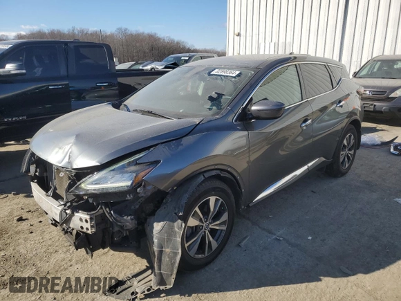 2020 Nissan Murano S with VIN 5N1AZ2AS1LN133195, listed as a Copart auction lot 82898364 with 66,585 mi miles and Salvage Title. Bid and sale history available at DreamBid. Image 1.