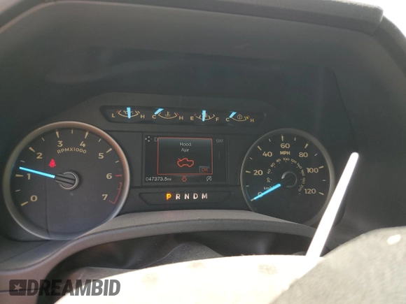 2018 Ford F-150 XL with VIN 1FTEW1E53JFC68277, listed as a Copart auction lot 58580385 with 47,373 mi miles and Salvage title. Bid and sale history available at DreamBid. Image 9.