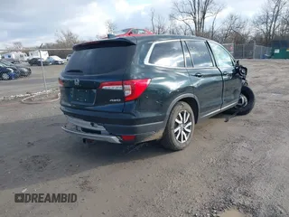 2021 Honda Pilot EX-L with VIN 5FNYF6H51MB004537, listed as a IAAI auction lot 41227409 with 1 mi miles. Bid and sale history available at carsss.com. Image 4.