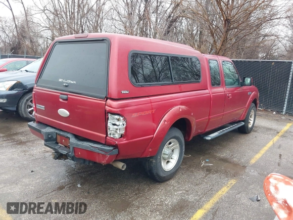 2008 Ford Ranger XL with VIN 1FTYR14E58PA42848, listed as a IAAI auction lot 41720150 with 55,376 mi miles. Bid and sale history available at carsss.com. Image 4.