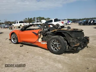 2021 Chevrolet Corvette 2LT with VIN 1G1YB2D40M5102910, listed as a Copart auction lot 45354185 with 0 mi miles and Non Repairable. Bid and sale history available at carsss.com. Image 2.