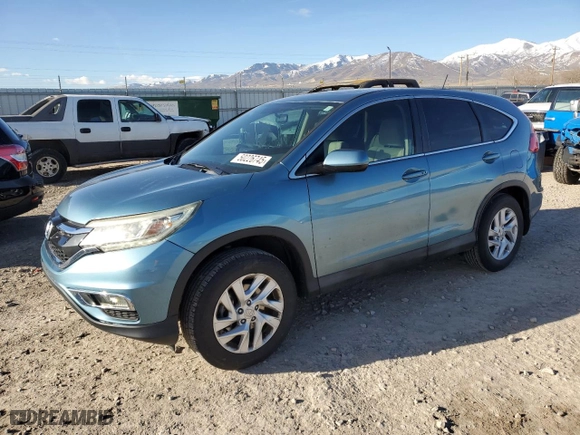 2015 Honda CR-V EX with VIN 2HKRM3H57FH555908, listed as a Copart auction lot 50226745 with 101,417 mi miles and Salvage Title. Bid and sale history available at carsss.com. Image 1.