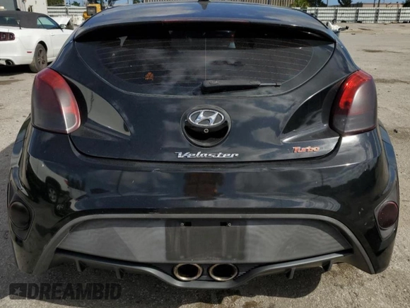 2016 Hyundai Veloster Turbo with VIN KMHTC6AE7GU279107, listed as a Copart auction lot 77386233 with 105,872 mi miles. Bid and sale history available at carsss.com. Image 6.
